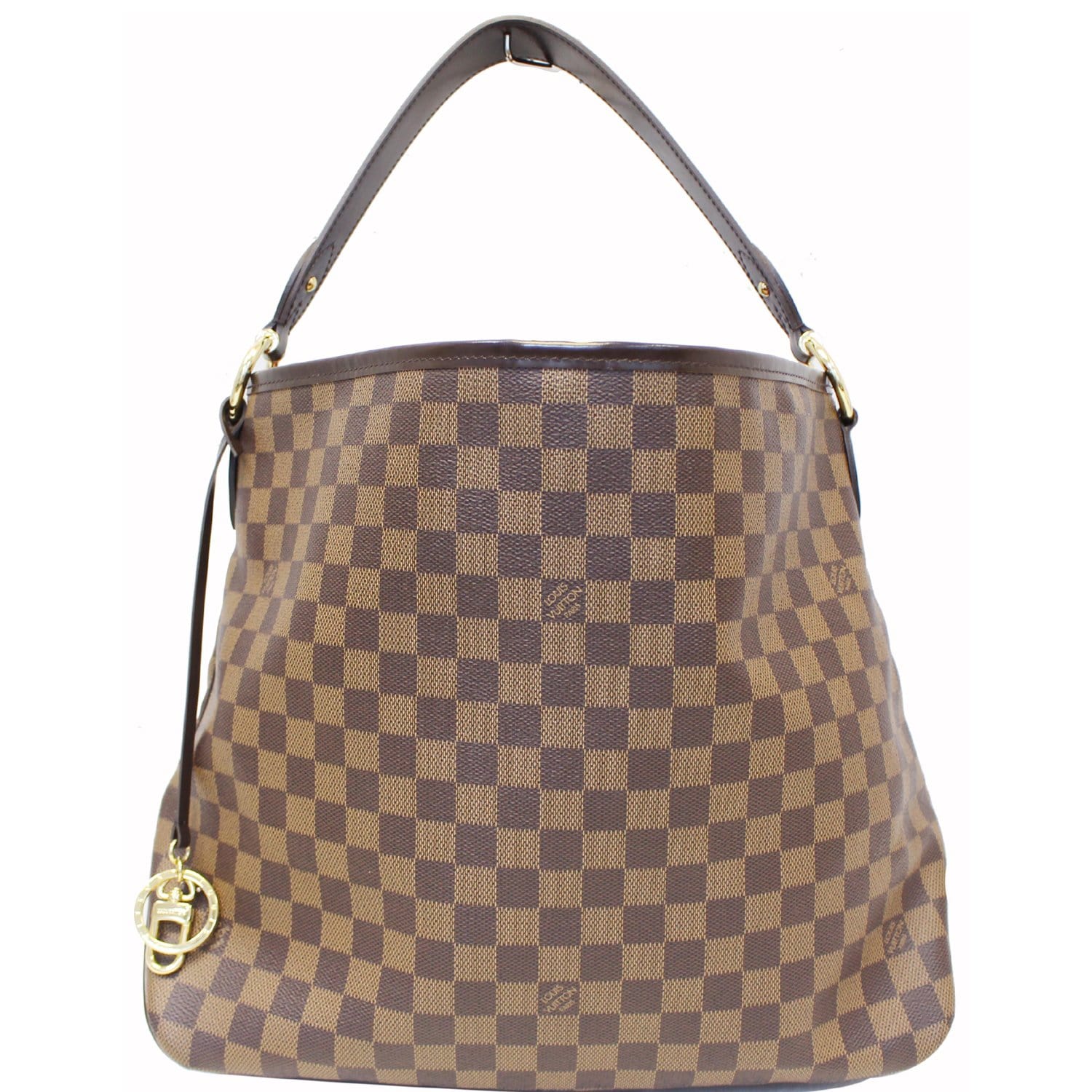 LOUIS VUITTON Delightful MM Damier Ebene Hobo Shoulder Bag-US