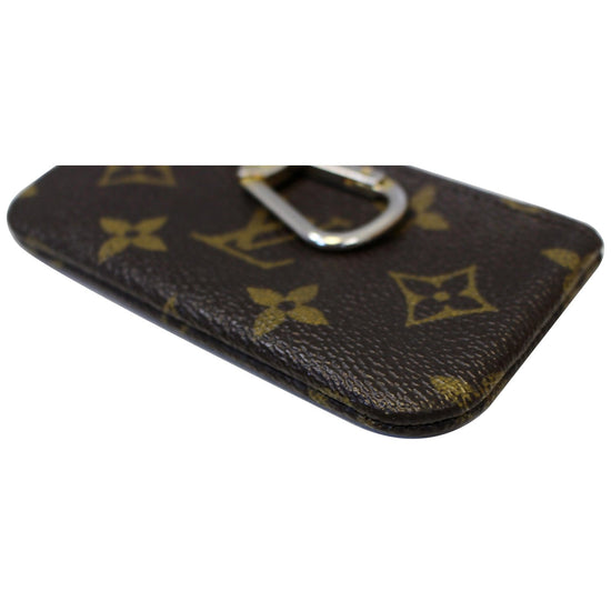 Louis Vuitton Monogram Perforated Key Pouch M95186 Brown Cloth ref