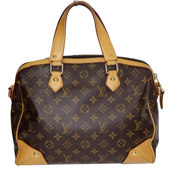Louis Vuitton Retiro NM Handbag Monogram Canvas Brown 3494603
