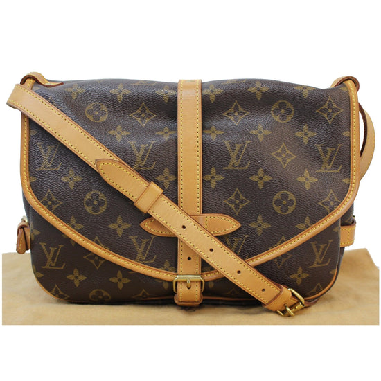 Used Louis Vuitton Saumur 43 Brw/Pvc/Brown/Shoulder Bag/Bag/Bag/Bag/Luxury  Bag
