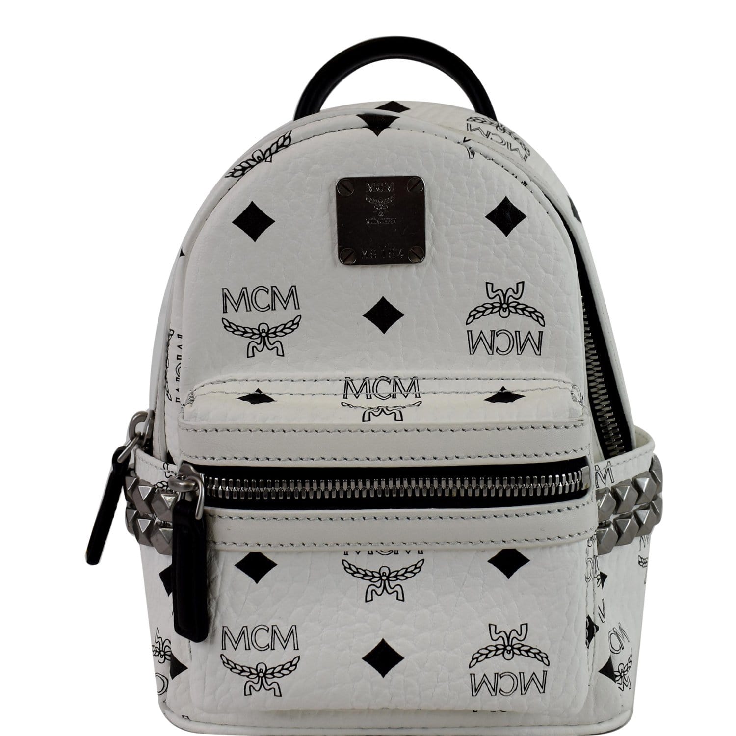 X-Mini Stark Bebe Boo Backpack in Visetos White