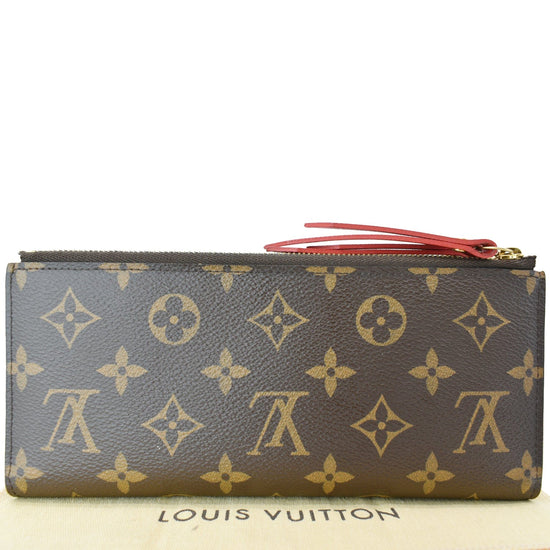 Louis Vuitton Monogram Canvas Chili Red Adele Wallet M61270