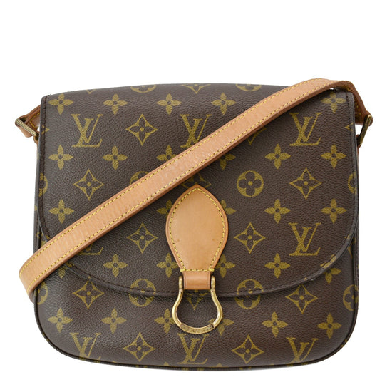 Saint cloud cloth handbag Louis Vuitton Brown in Cloth - 35844519