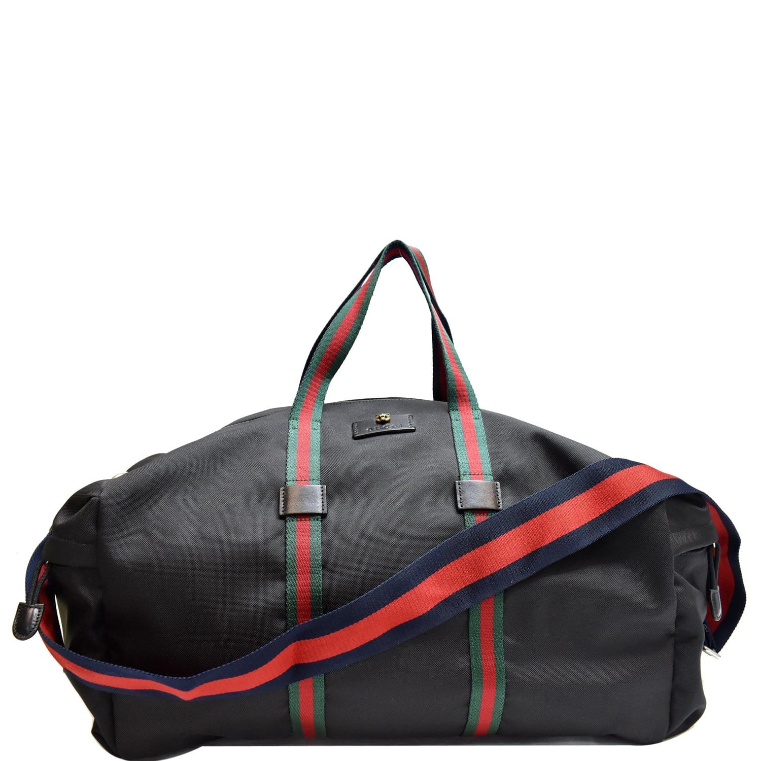 Gucci Techno Canvas Duffle Travel Bag Black Shop at DDH