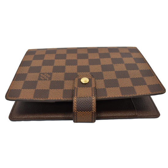 Louis Vuitton agenda mm damier ebene Newer model with 2 screw SP0054