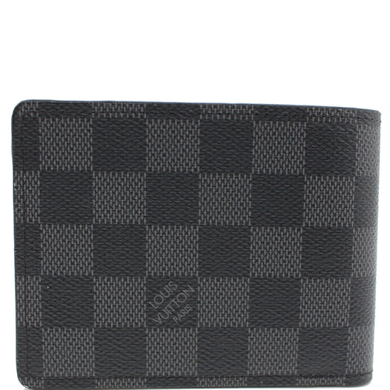 LOUIS VUITTON Preowned Gray/Black Damier Graphite Wallet - Article