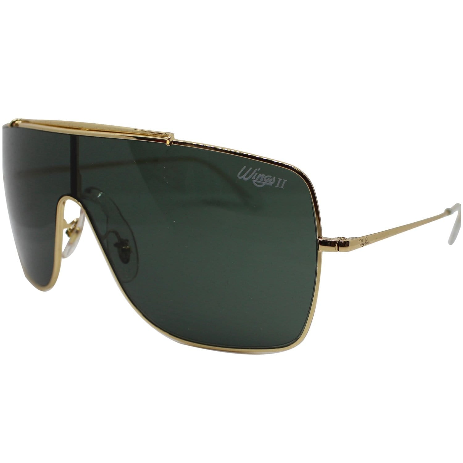 Ray-Ban Wings II Men Sunglasses Dark Green Classic Lens