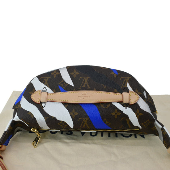 LOUIS VUITTON x LoL Monogram Bumbag Blue Silver 1284528