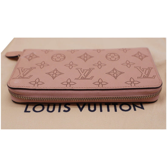 Louis Vuitton Monogram Mahina Zippy Wallet Magnolia Pink NM at