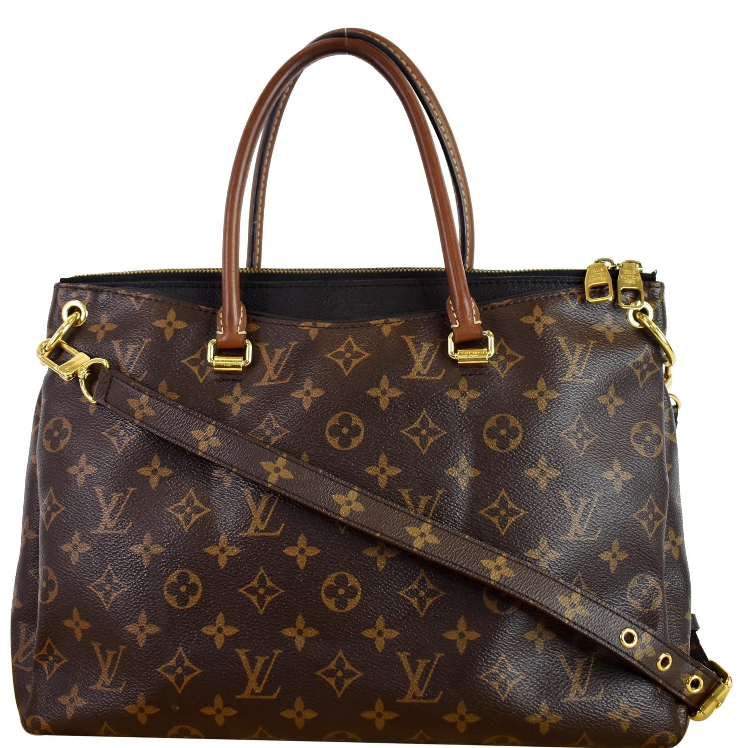 Louis Vuitton Pallas Chain Shoulder Bag Monogram Canvas and Calfskin -  ShopStyle