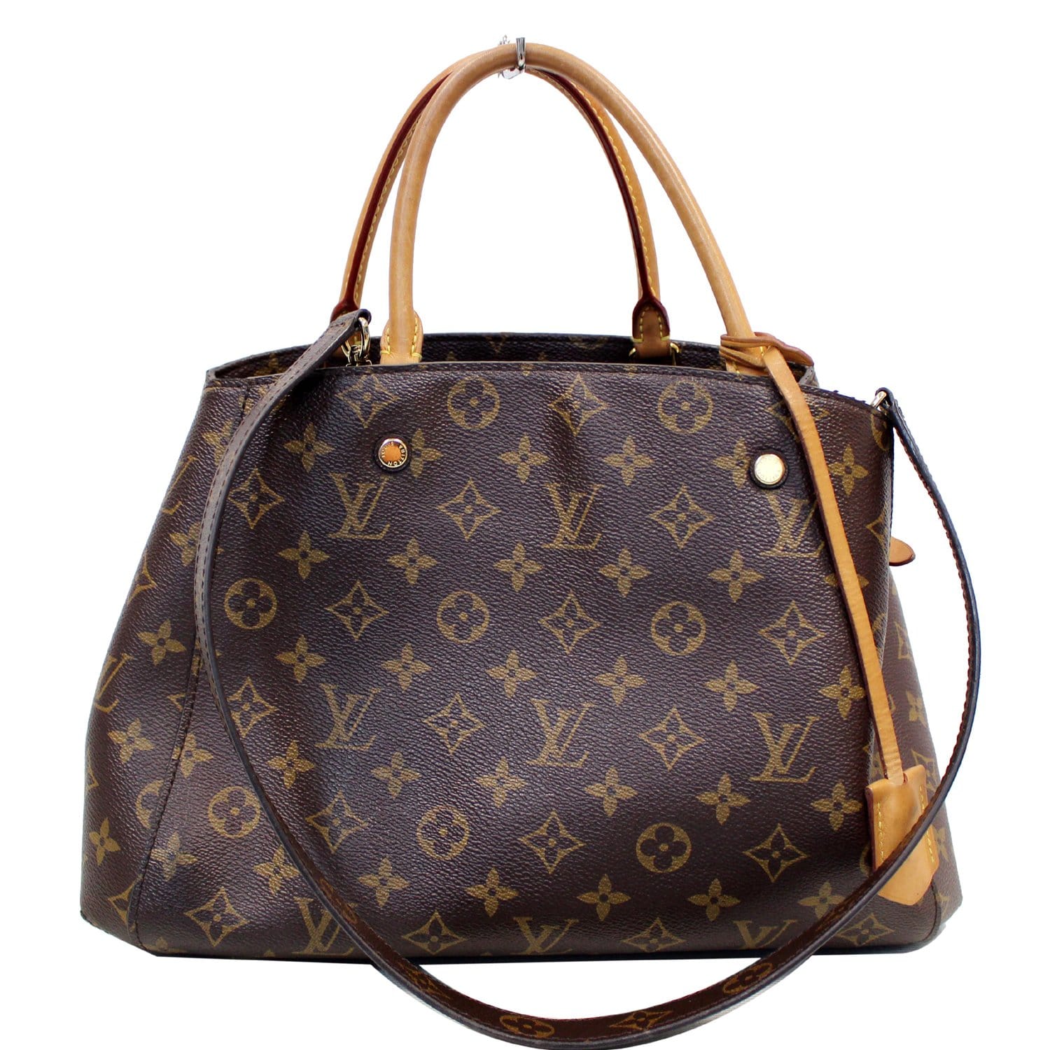 LOUIS VUITTON Monogram Montaigne MM Shoulder Handbag