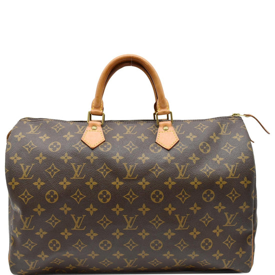 Louis Vuitton Monogram Speedy 30 - Brown Handle Bags, Handbags - LOU752340