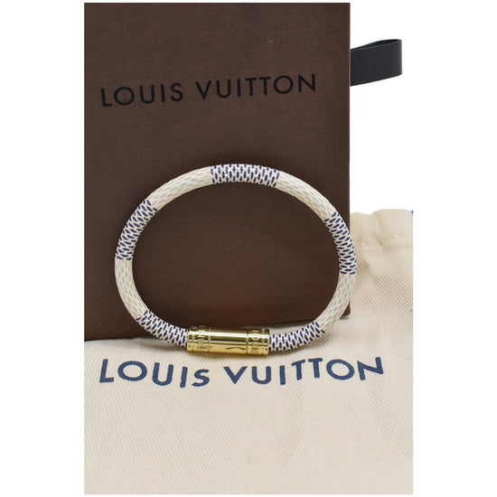 Canvas Pull It Damier Reversible Wrap Bracelet