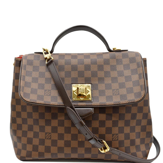 Louis Vuitton Bergamo Handbag Damier GM Brown
