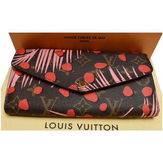 Cloth wallet Louis Vuitton Pink in Cloth - 21833087