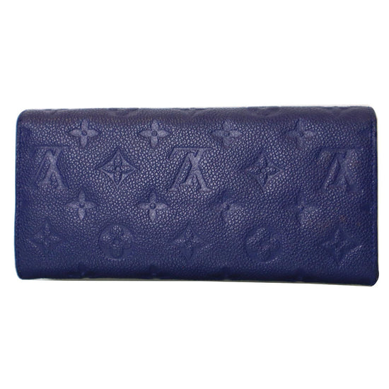 Louis Vuitton Monogram Empreinte Leather Curieuse Wallet Fuchsia