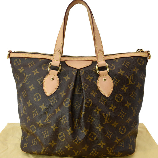 Louis Vuitton Monogram Palermo Shopper Bag PM Brown