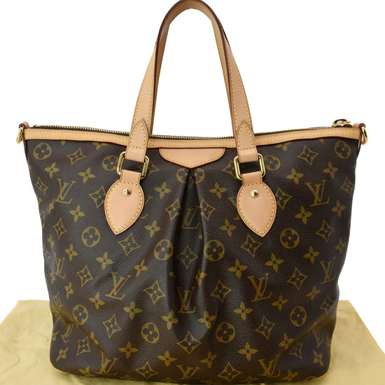 Louis Vuitton Palermo Monogram Brown Canvas Shoulder Bag