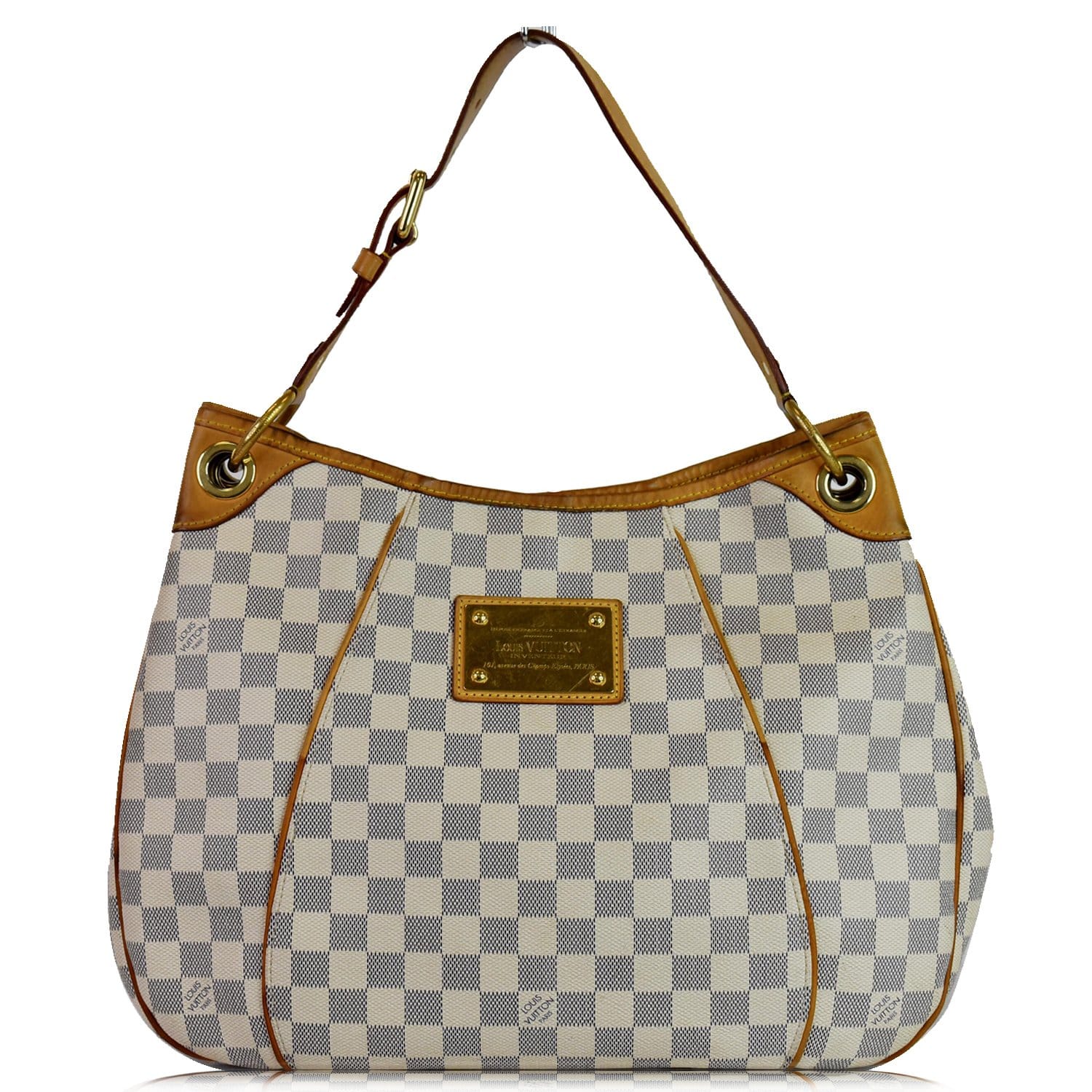 Louis Vuitton Damier Azur Galliera GM Shoulder Bag (SHF-4A1bk9)