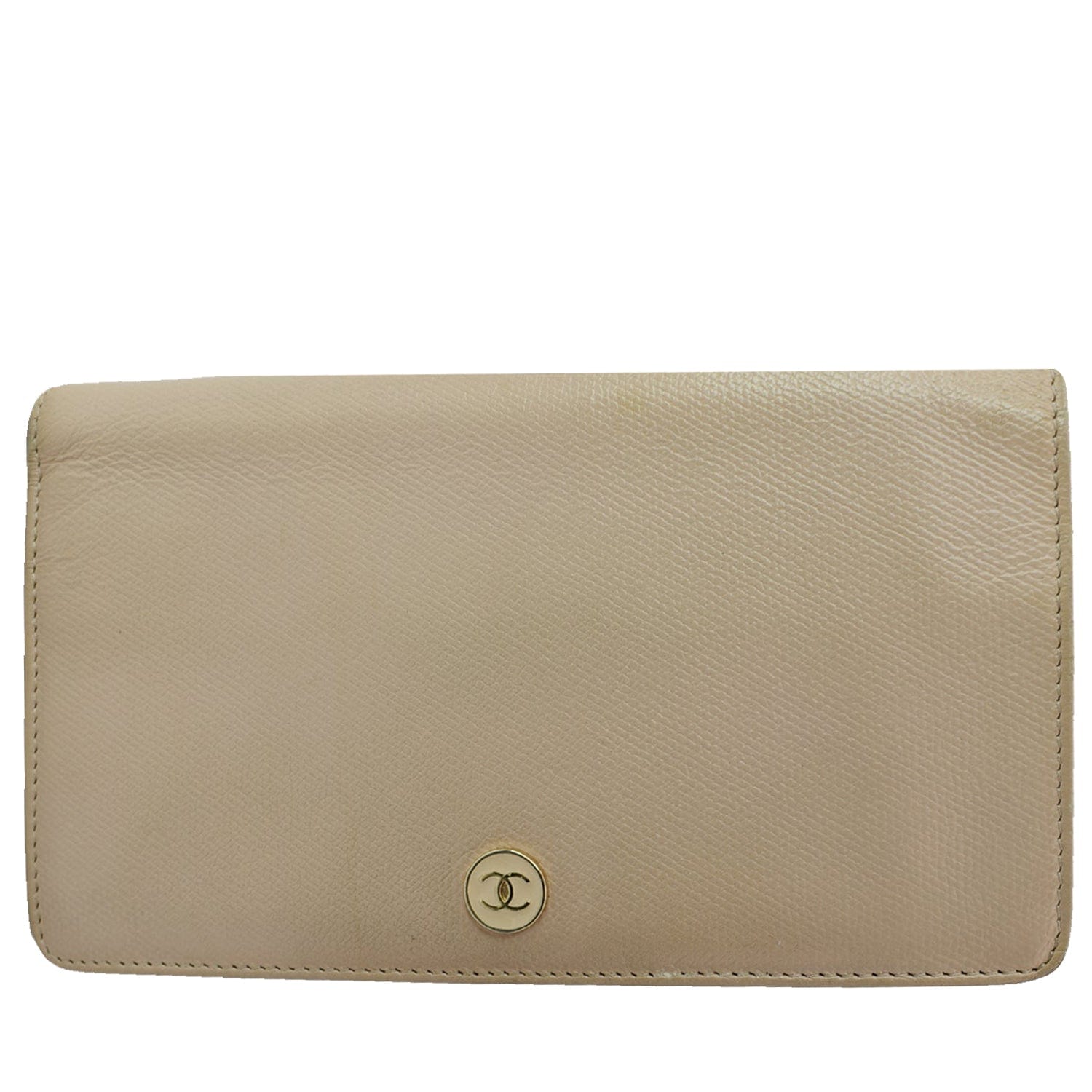 L-Flap Wallet Quilted Caviar Long