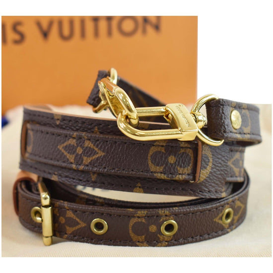 Louis Vuitton Adjustable Shoulder Strap 16 MM Brown