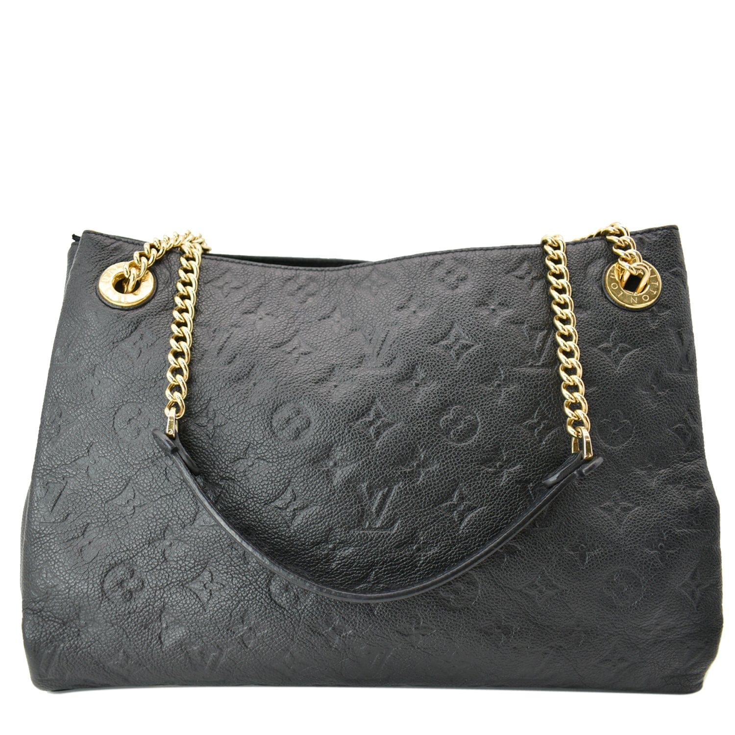 Louis Vuitton Surene Monogram Empreinte MM Noir Black in Leather with  Gold-tone - US