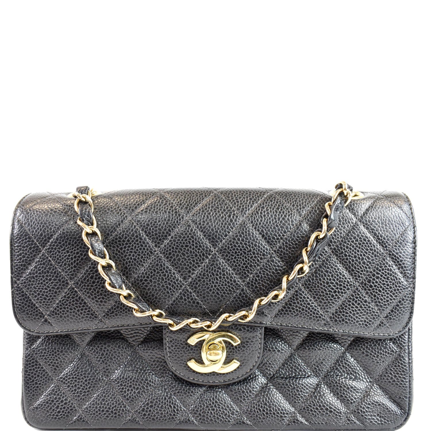 Chanel Caviar Quilted Small Double Flap Black