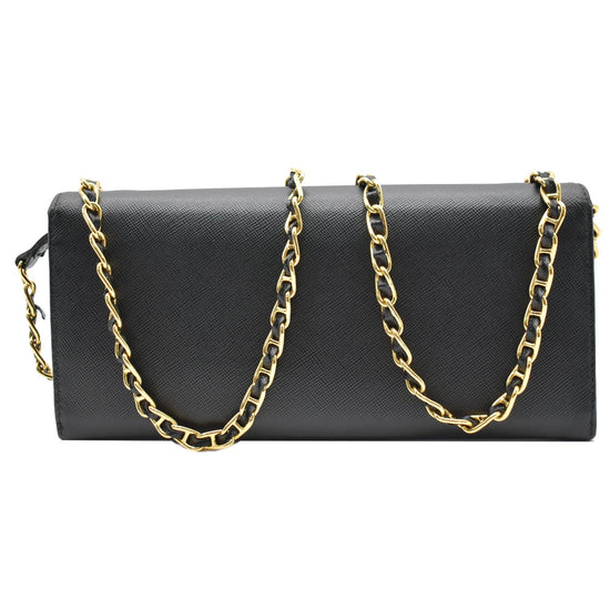 Prada Saffiano Envelope Chain Shoulder Bag - Neutrals Crossbody Bags,  Handbags - PRA780929