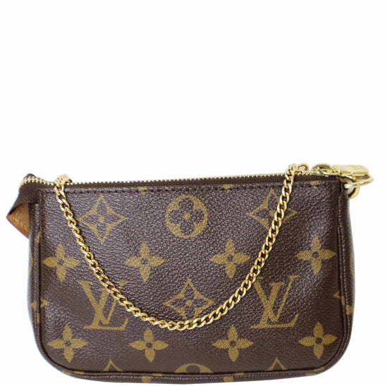 Louis Vuitton Monogram Canvas Mini Pochette Accessoires' In Brown, ModeSens