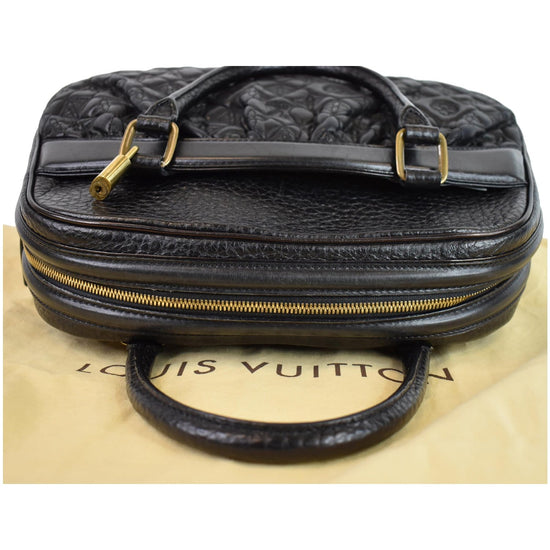 100 % Authentic Louis Vuitton Black Monogram Mizi Vienna