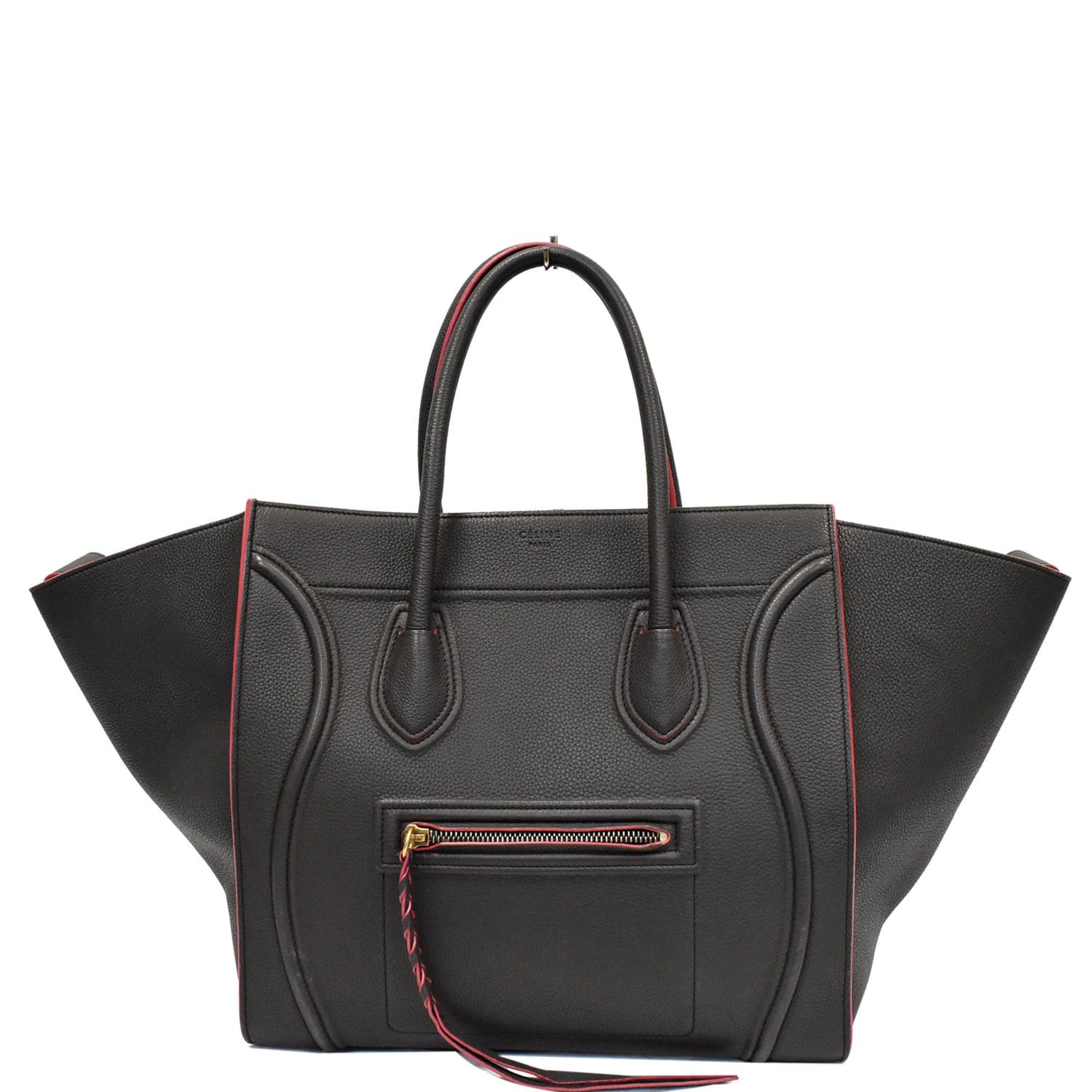 Celine Luggage Leather Tote Bag