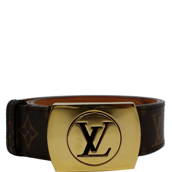 Louis Vuitton LV Cut Monogram Canvas Belt Brown - DDH