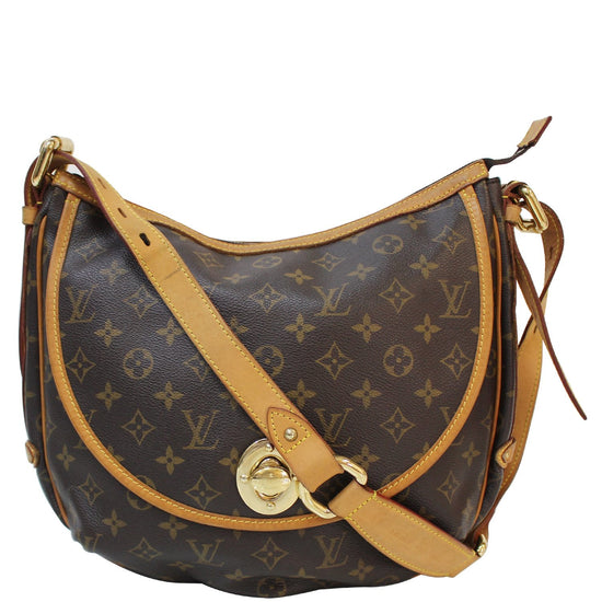 Tulum fabric handbag Louis Vuitton Brown in Cloth - 35371743