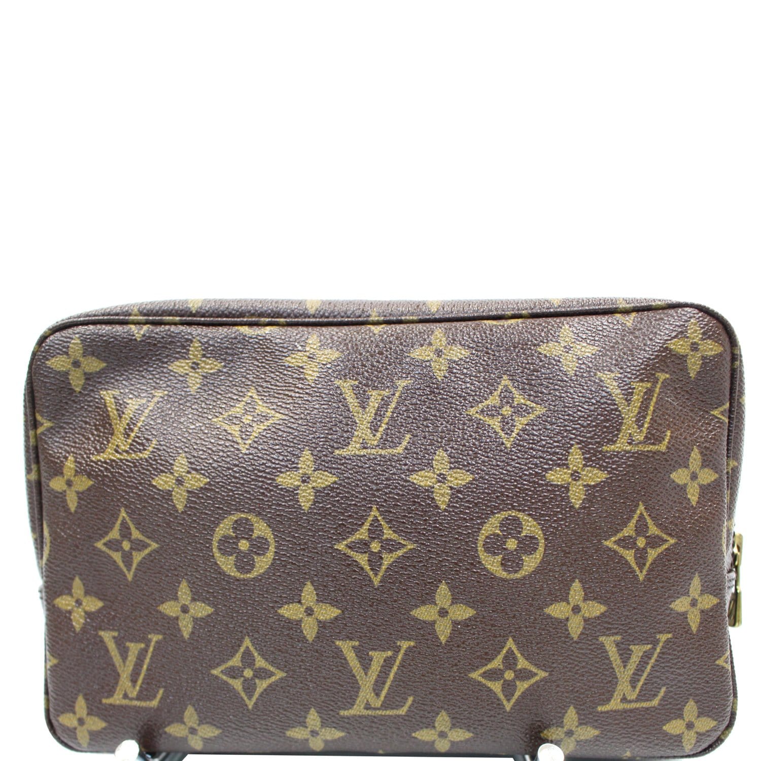 Louis+Vuitton+Trousse+Wapity+Pouch+Brown+Canvas%2CLeather+Monogram for sale  online