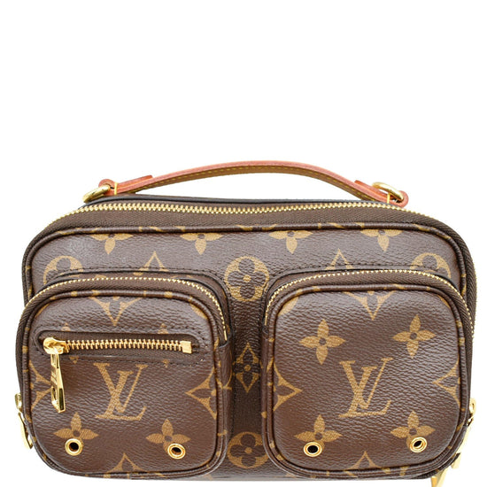 LOUIS VUITTON Utility Monogram Canvas Crossbody Bag Brown - 10% OFF