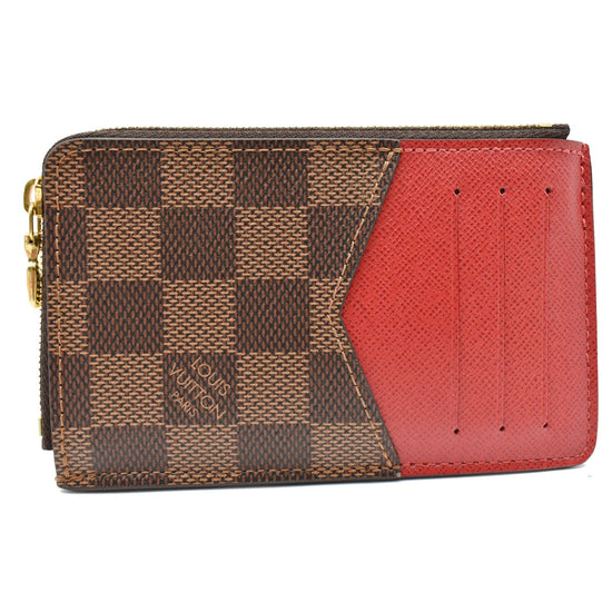 Louis Vuitton Card Holder Recto Verso Brown in Coated Canvas with Gold-tone  - US