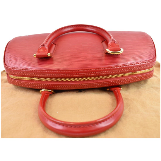 Louis Vuitton Jasmin Red Epi Bag Leather ref.269752 - Joli Closet