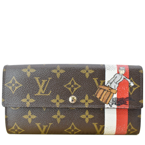 LOUIS VUITTON Zoe Wallet Giant Monogram Rouge Red & Pink Bifold Limited  Edition