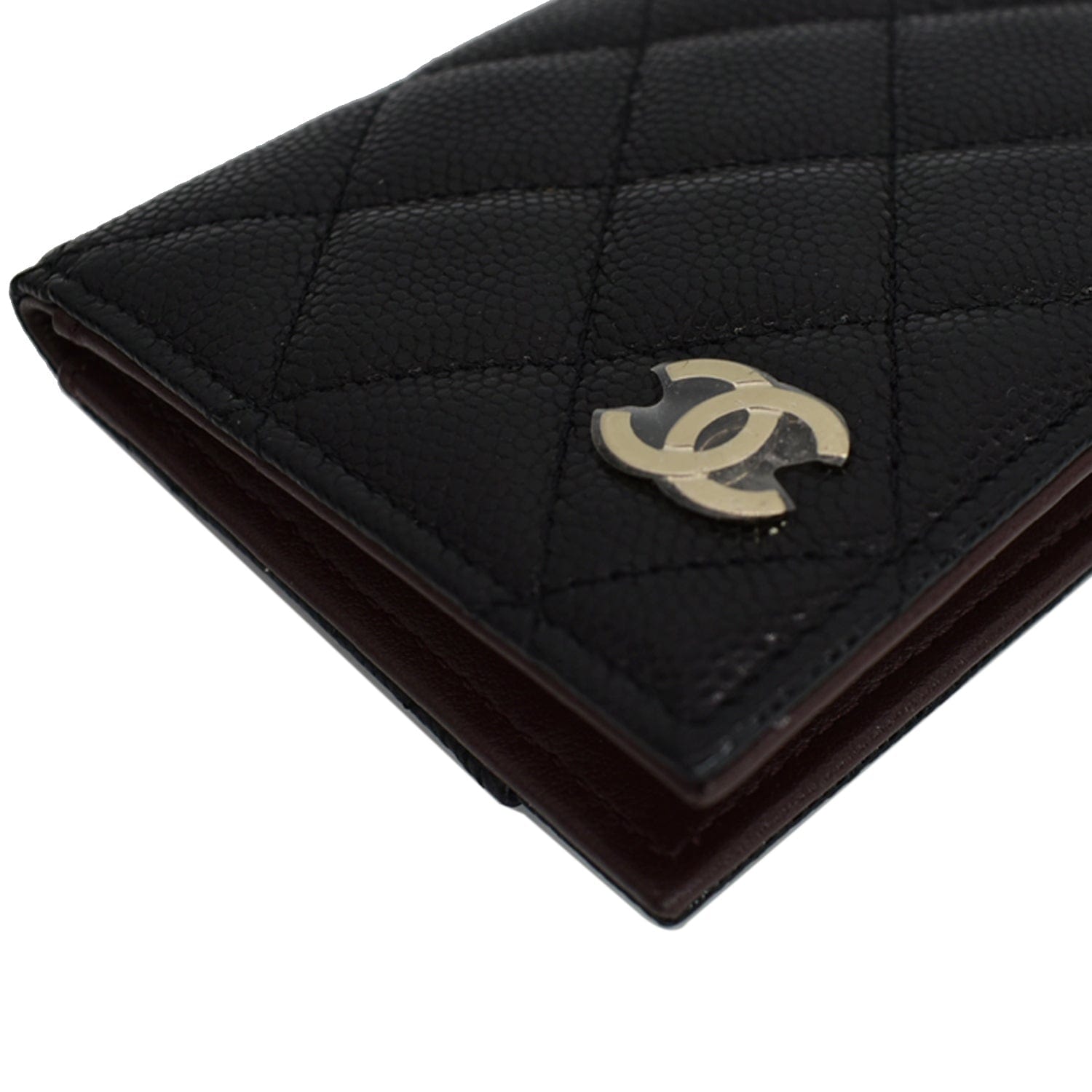 Chanel CC Card Holder Quilted Lambskin Leather Wallet - DDH