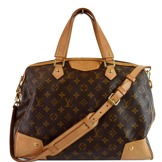 LOUIS VUITTON Retiro GM Monogram Canvas 2Way Shoulder Bag Brown