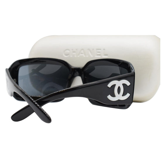 CHANEL Mother of Pearl CC Sunglasses 5076-H Black 382764