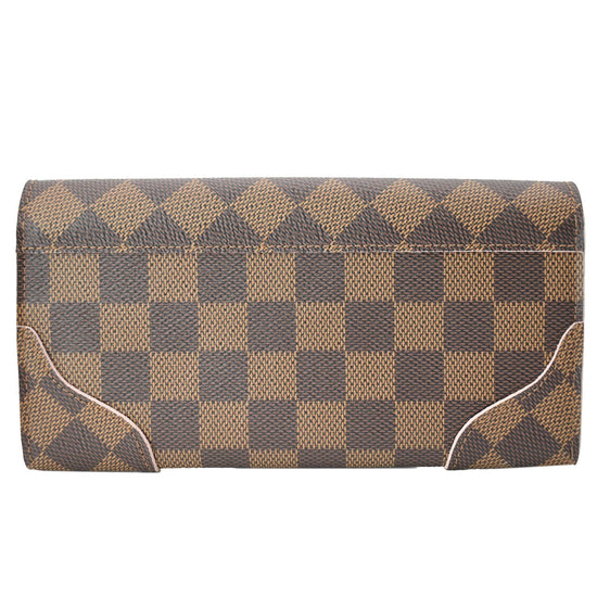 Authentic Louis Vuitton Damier Portefeuille Caissa Rose Bifold Wallet N61227