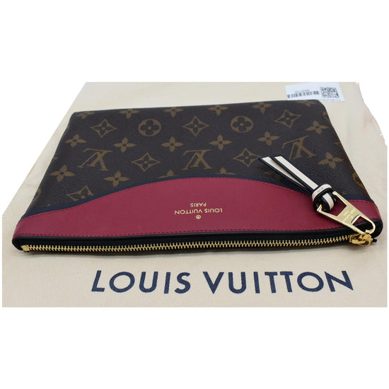 Louis Vuitton Tuileries Pochette Monogram Canvas with Leather at