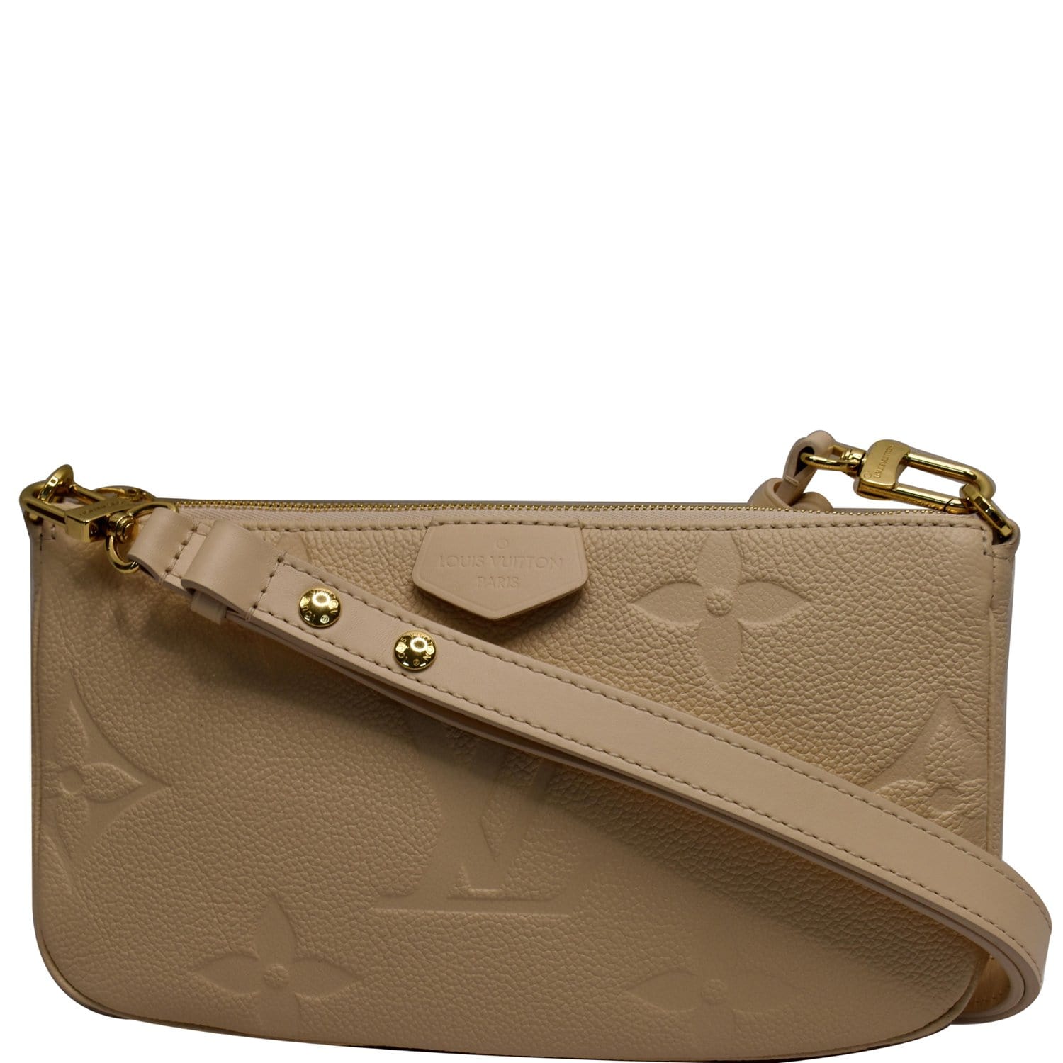 LOUIS VUITTON MULTI POCHETTE ACCESSORIES IN CREAM EMPREINTE LEATHER MU –  BLuxe Boutique