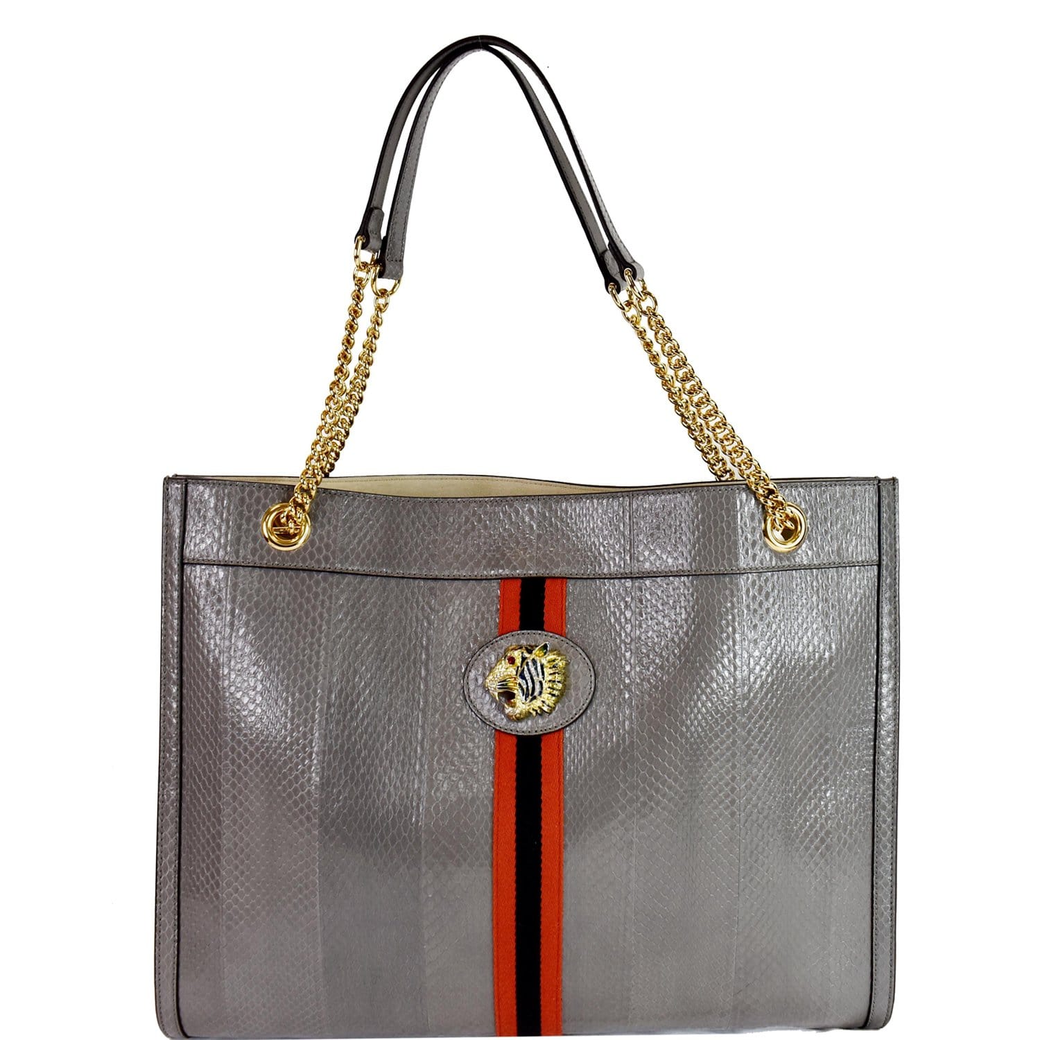 Gucci Snakeskin Style Handbag, Nwot Auction