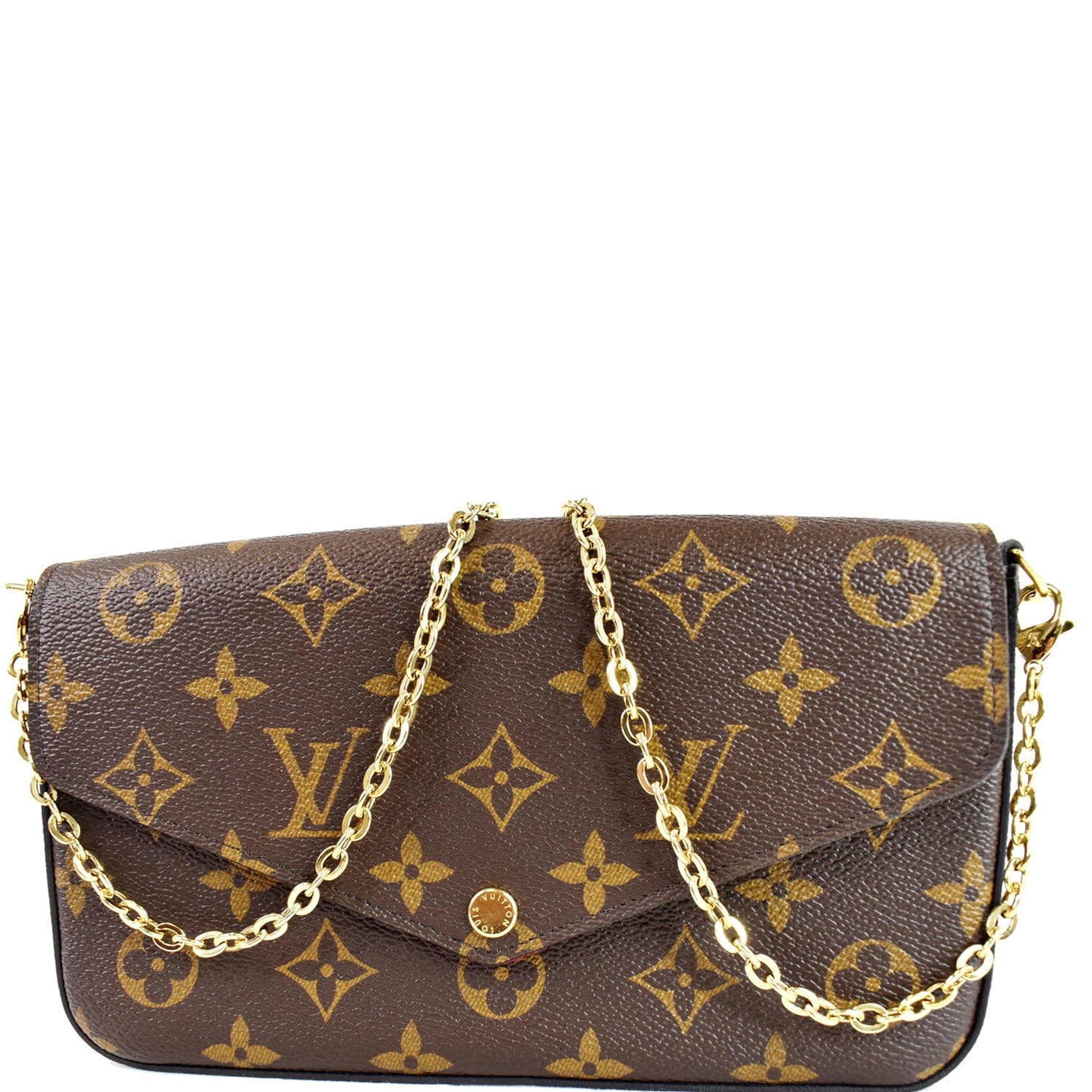 Louis Vuitton Monogram Pochette Felicie - Brown Clutches, Handbags -  LOU101723