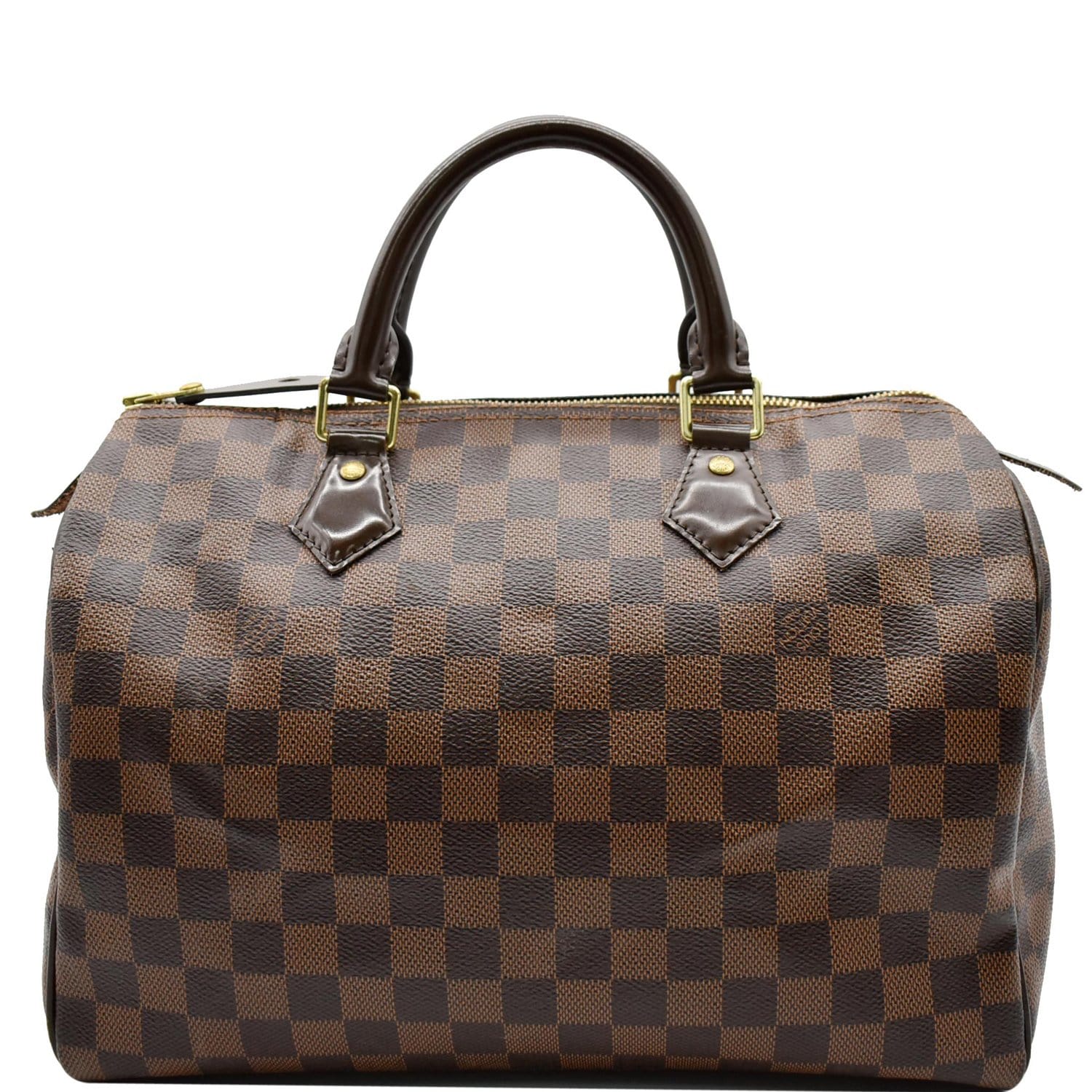 Speedy leather satchel Louis Vuitton Brown in Leather - 37372323