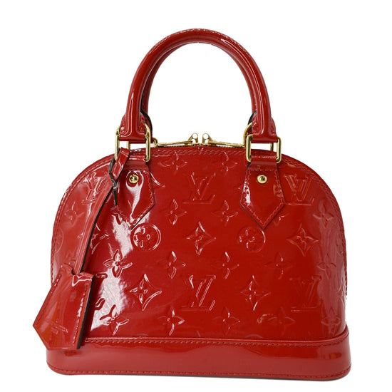 Louis Vuitton Monogram Vernis Alma BB - Burgundy Handle Bags, Handbags -  LOU792346