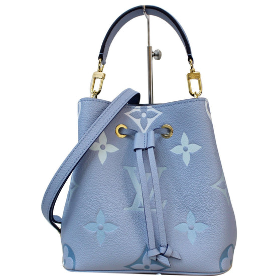 Louis Vuitton Neonoe BB Blue in Coated Canvas with Gold-tone - US