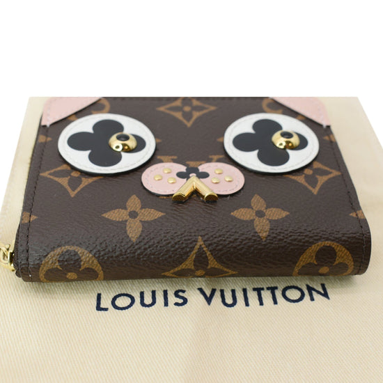 Louis Vuitton Valentine Dog Zippy Monogram Canvas Wallet